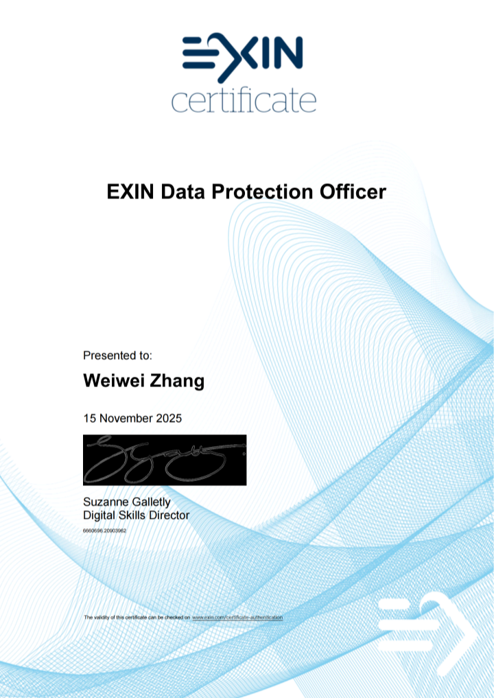 张维维——数据保护官认证—EXIN DPO_副本.png